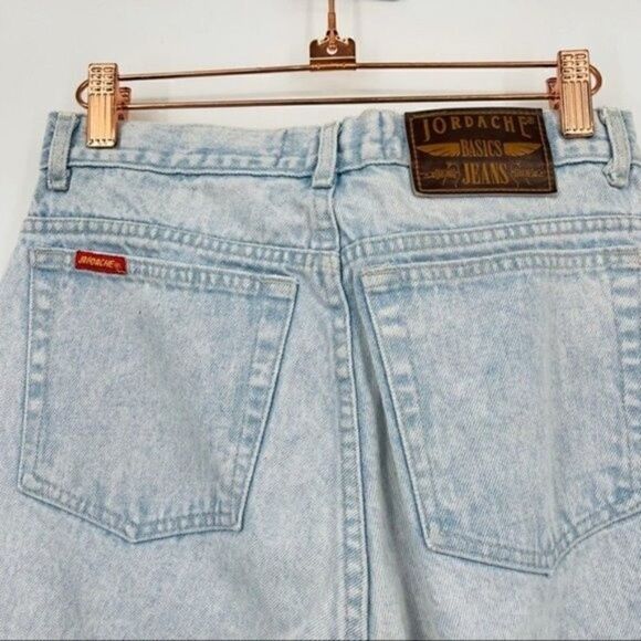 Vintage Jordache blue mom jeans size 11 or 28 light wash BoxD - Picture 6 of 10